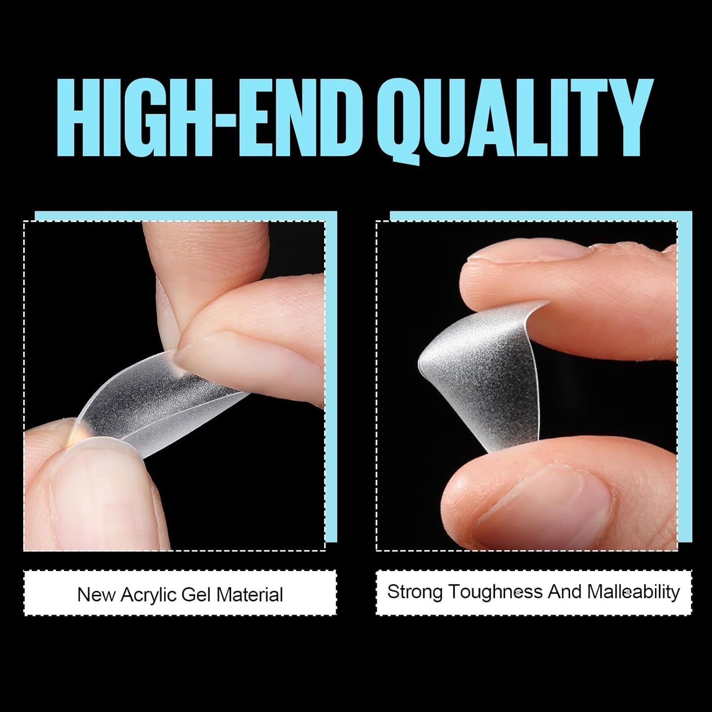 TOMICCA Medium Almond Nail Tips 15 Sizes 360pcs Full Cover Almond Fake Nails Soft Pre Shaped Gel Tips Acrylic Full Matte For Nail Extensions Home Diy Nail Salon