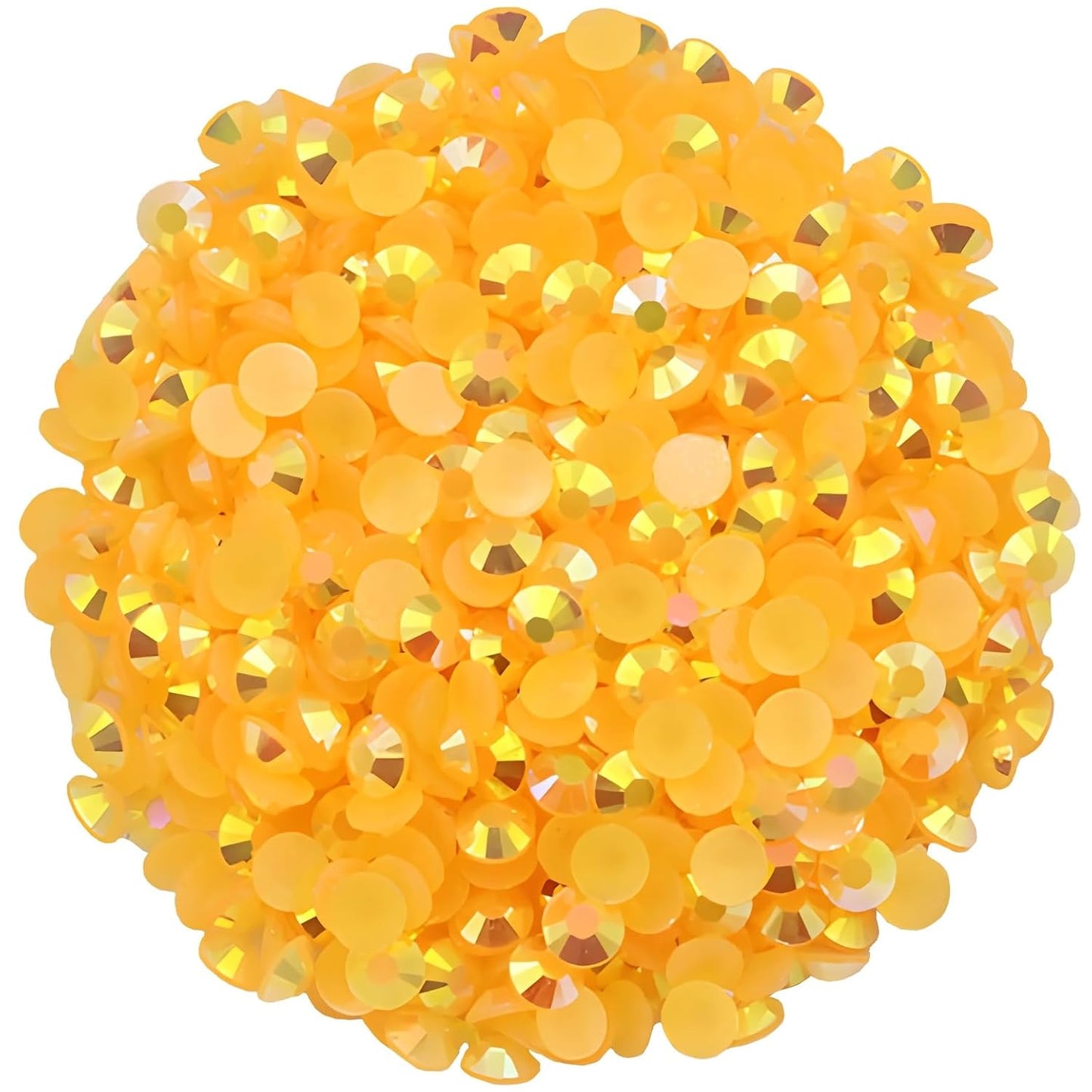 4500 Pcs SS12 3mm AB Flatback Rhinestones for Nails Art Crafts Glitter Round Shine Gems Crystals DIY Clothes Shoes （Orange Red AB）
