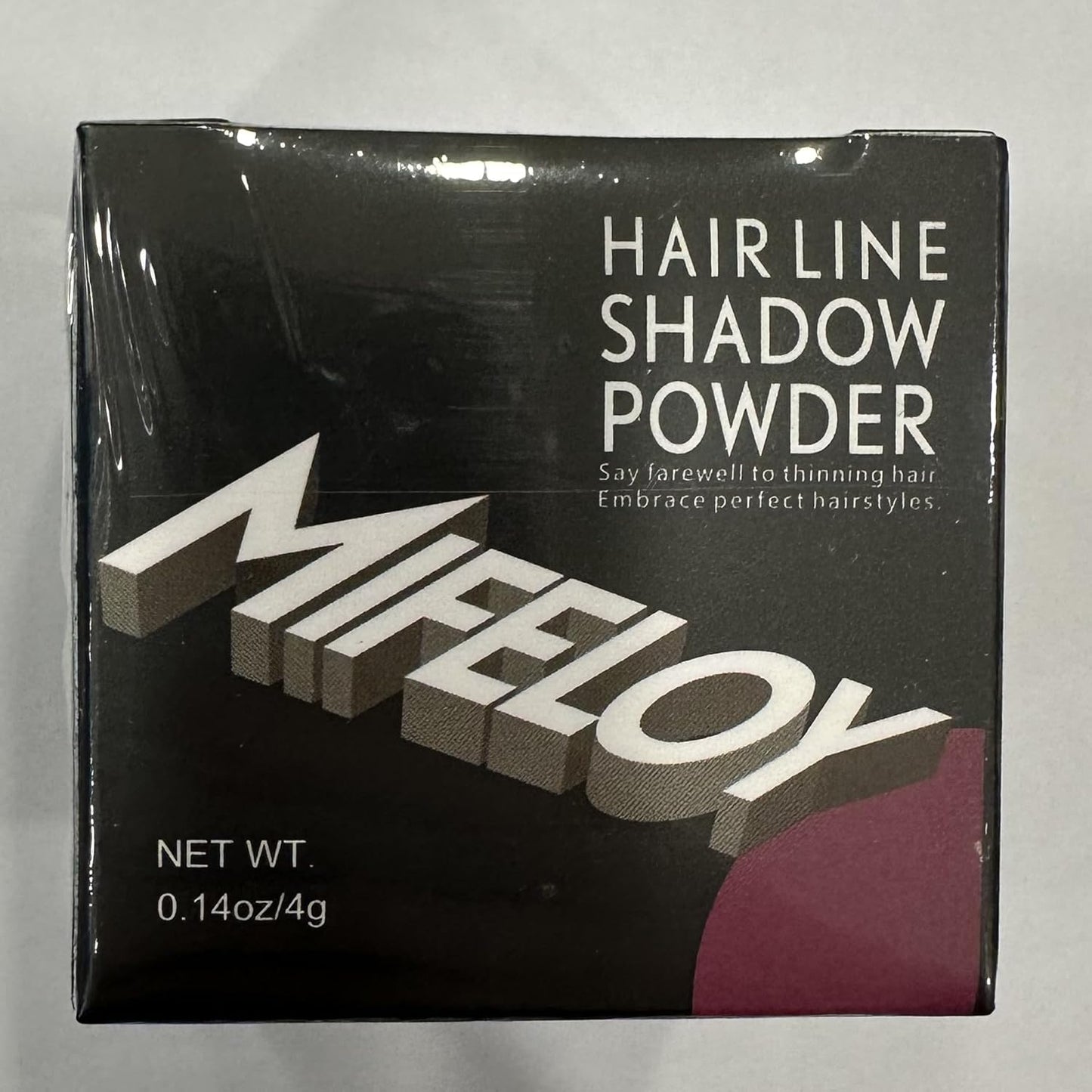 Root Touch Up Powder, Instantly Gray Hair Cover Up, Women Color Root Coverage Shadow Powder for Thinning Grey Hairline, Men Roots Concealer for Hair Loss Beard Line Eyebrow, Dark Gray