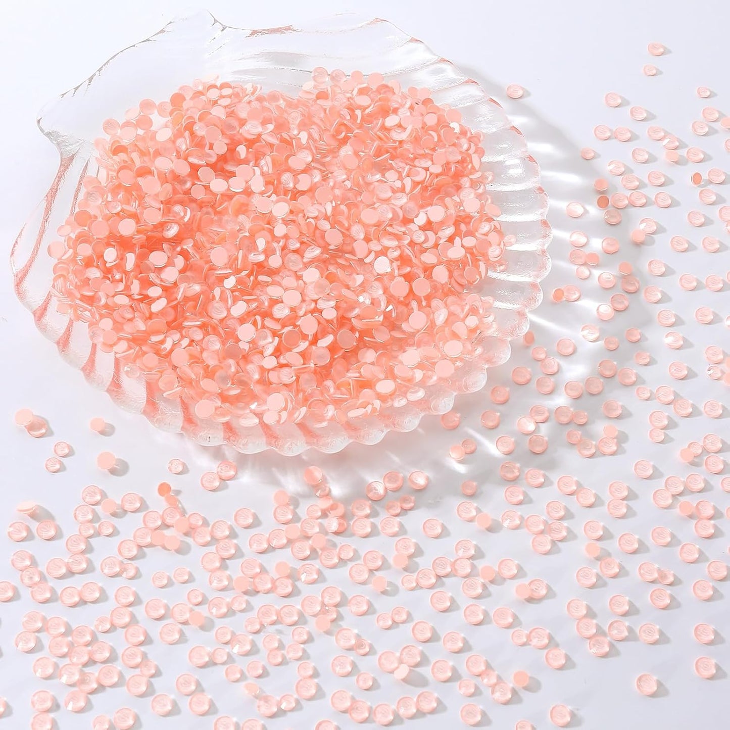 Mocha Lt.red Flatback Rhinestones, Glass Rhinestones for Nail Art and Craft, Glue Fix, Loose Crystal Gemstones(Mocha Lt.red, SS30, 288pcs, 6.4-6.6mm)