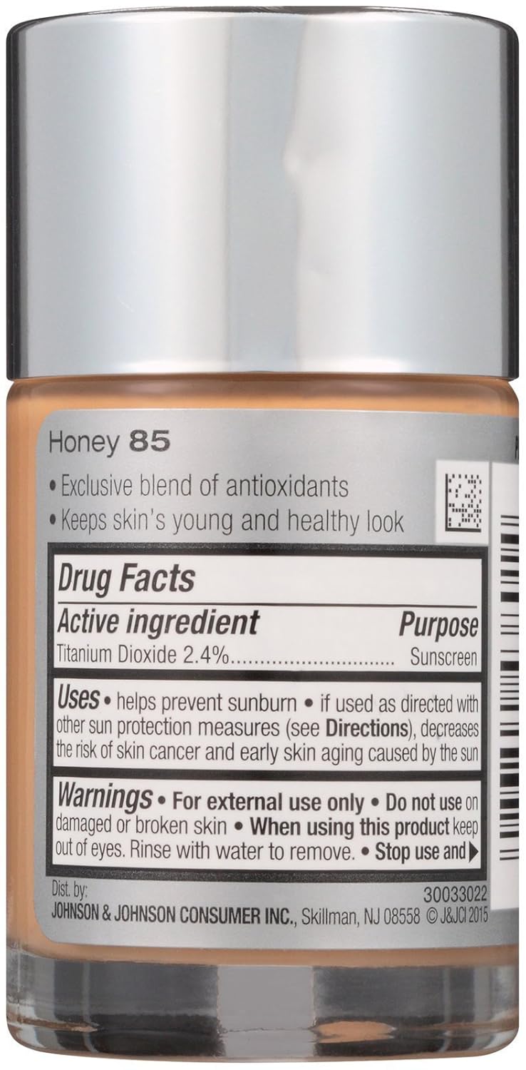 Neutrogena Healthy Skin Liquid Makeup, SPF 20, 85/Honey, 1 Fluid Ounce