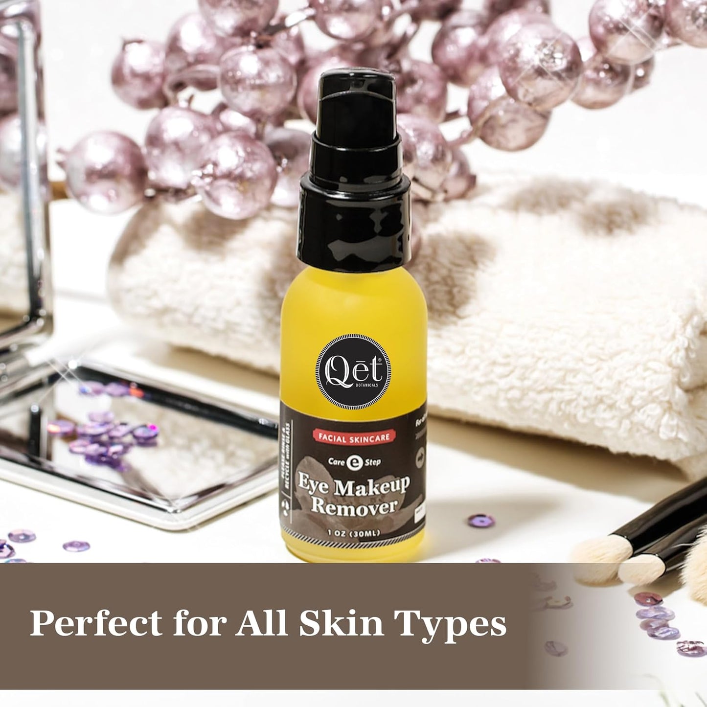 Qēt Botanicals Supple Eye Makeup Remover