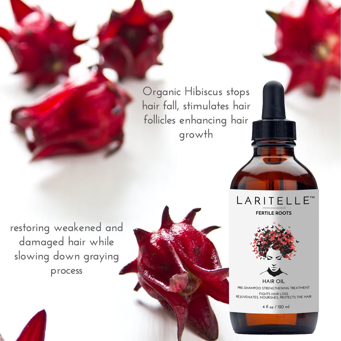 Organic Hair Loss Treatment for Men and Women | Fortifying, Strengthening and Follicle Rejuvenating | Stops Hair Shedding, Promotes New Hair Growth | GMO-free. Vegan | 4 oz