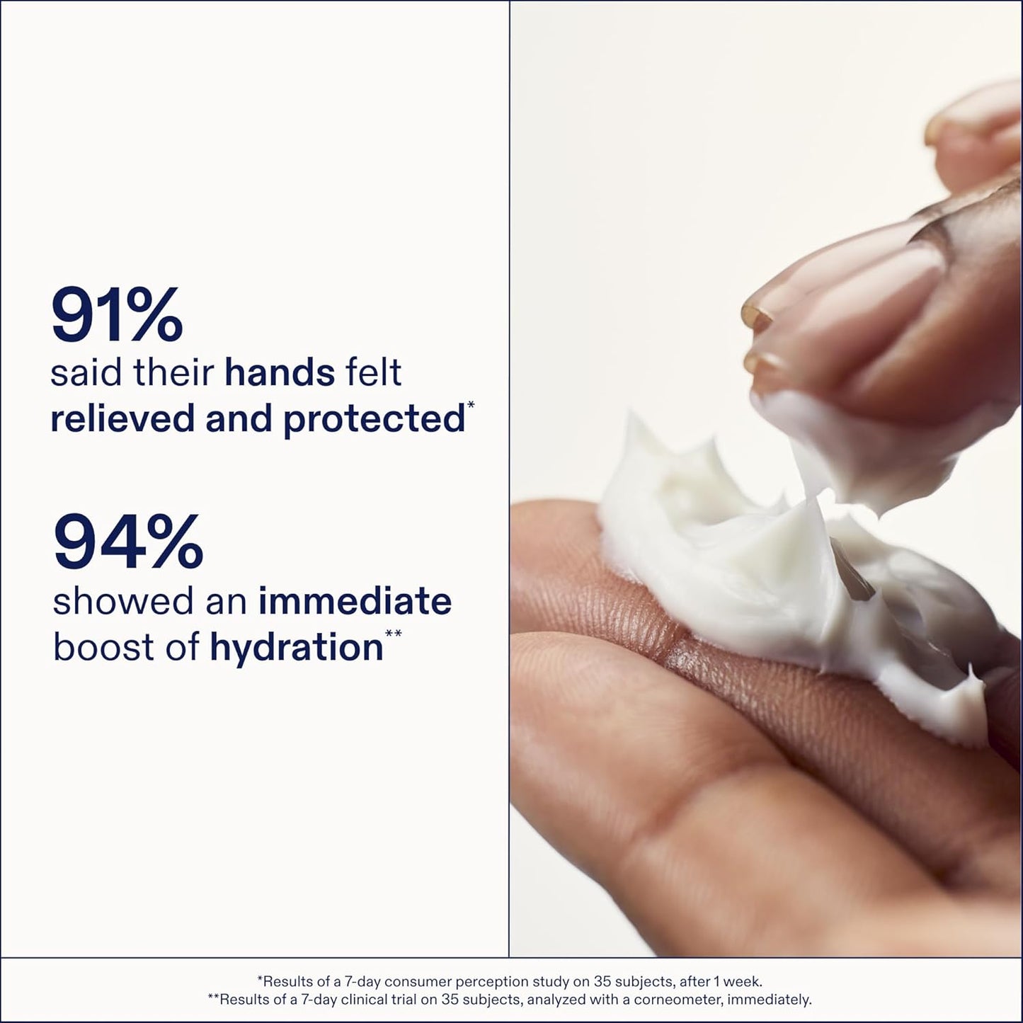 Skinfix Hand Relief Cream - 3 fl oz - Reduces Visible Redness, Stinging & Cracking for Dry, Sensitive Skin - Accepted by the National Eczema Association - Fragrance Free - Vegan, Cruelty Free