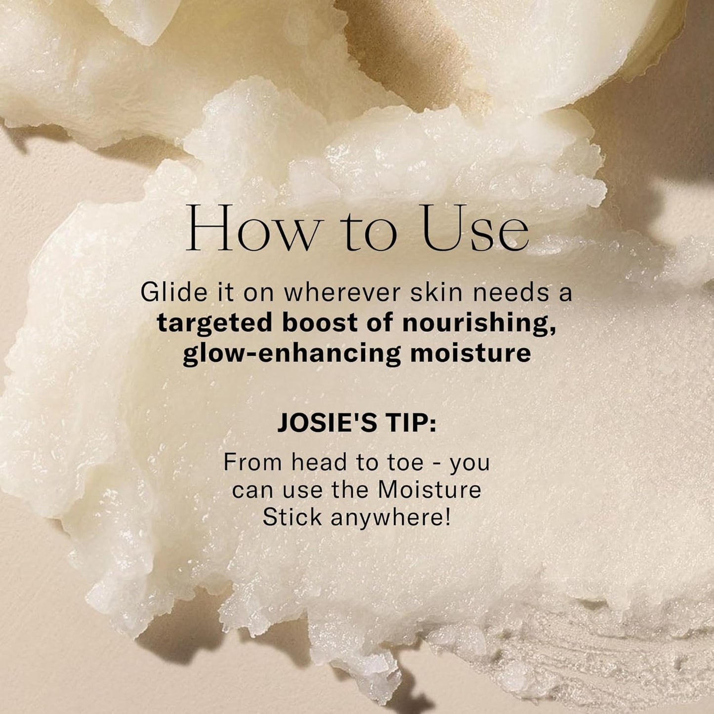 Josie Maran Argan Oil Moisture Stick - Travel Size Under Eye Balm & Face Balm to Restore Skin with Antioxidants & Essential Fatty Acids for a Healthy, Radiant Glow - Vegan & Cruelty-Free (0.35 Oz)