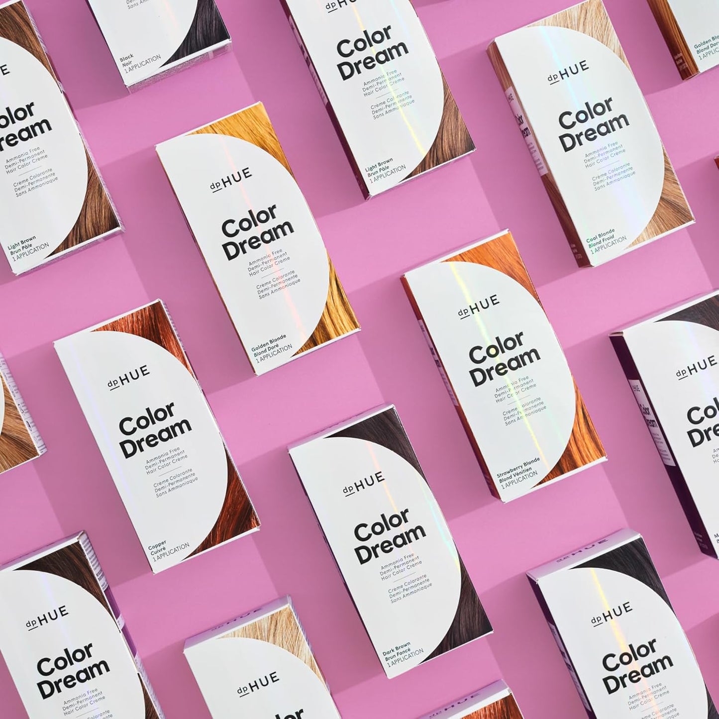 dpHUE Color Dream, Black - Ammonia-Free, Demi-Permanent Hair Color - Lasts 16 Washes - Boosts Shine - Paraben & Sulfate Free, Leaping Bunny Certified