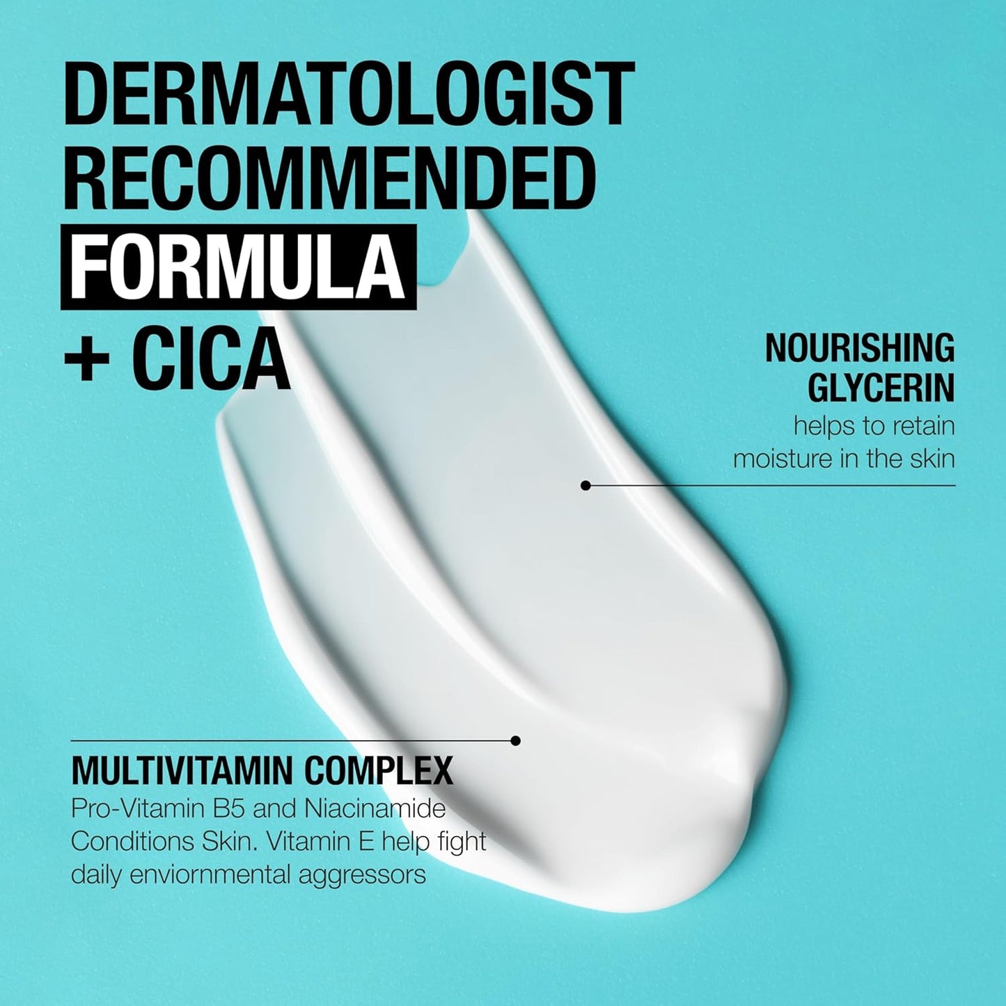 Neutrogena Fragrance Free Daily Facial Moisturizer, Face & Neck Moisturizer for Sensitive Skin with Vitamin B3, Pro-Vitamin B5 & Vitamin E Supports Skin's Dynamic Barrier, 3.4 fl. oz, Pack of 3