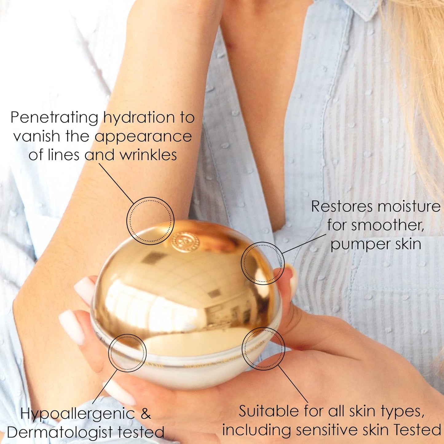 Premier Dead Sea Classic moisture complex cream normal to dry skin, sensitive skin, Anti-Aging to Smooth Wrinkles, Lightweight, Non-greasy Facial Cream, Vitamin A & E, Ginkgo 2.4 FL.oz