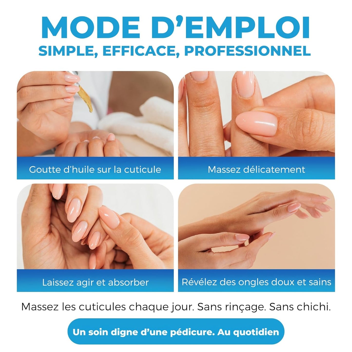 Imperial Feet Cuticle Oil for Nail Growth and Strength 30ml/1 FL Oz-Almond, Jojoba, Vitamin E Oil for Nails and Cuticles-Hydrates, Natural Nail Strengthener and Nourishes Dry Cuticles-Cuticle Softener