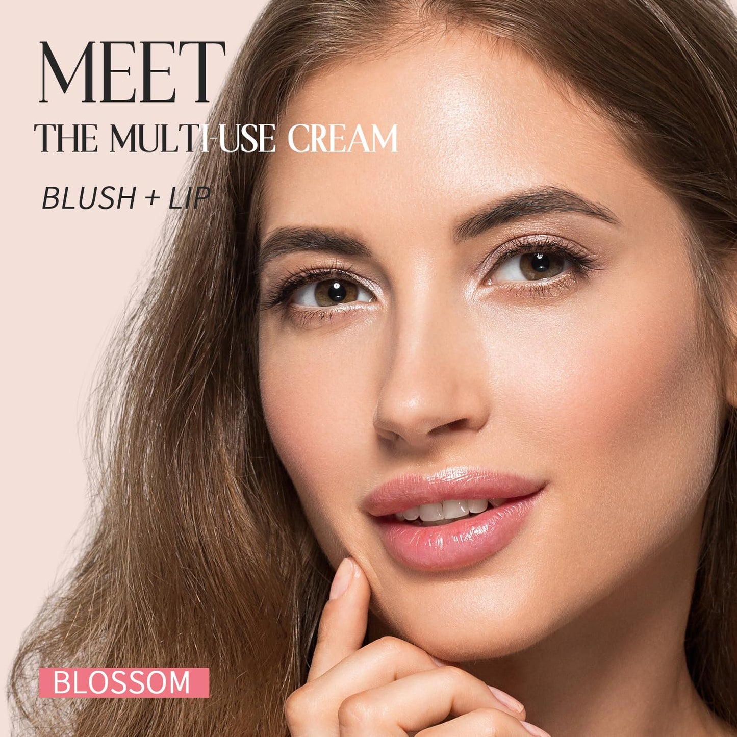 Blush Stick, Cream Blush for Cheeks and Lip Tint, Dewy Finish, Buildable & Blendable Color, Lightweight & Long-Lasting Formula | Warm Pink, 0.53fl.Oz