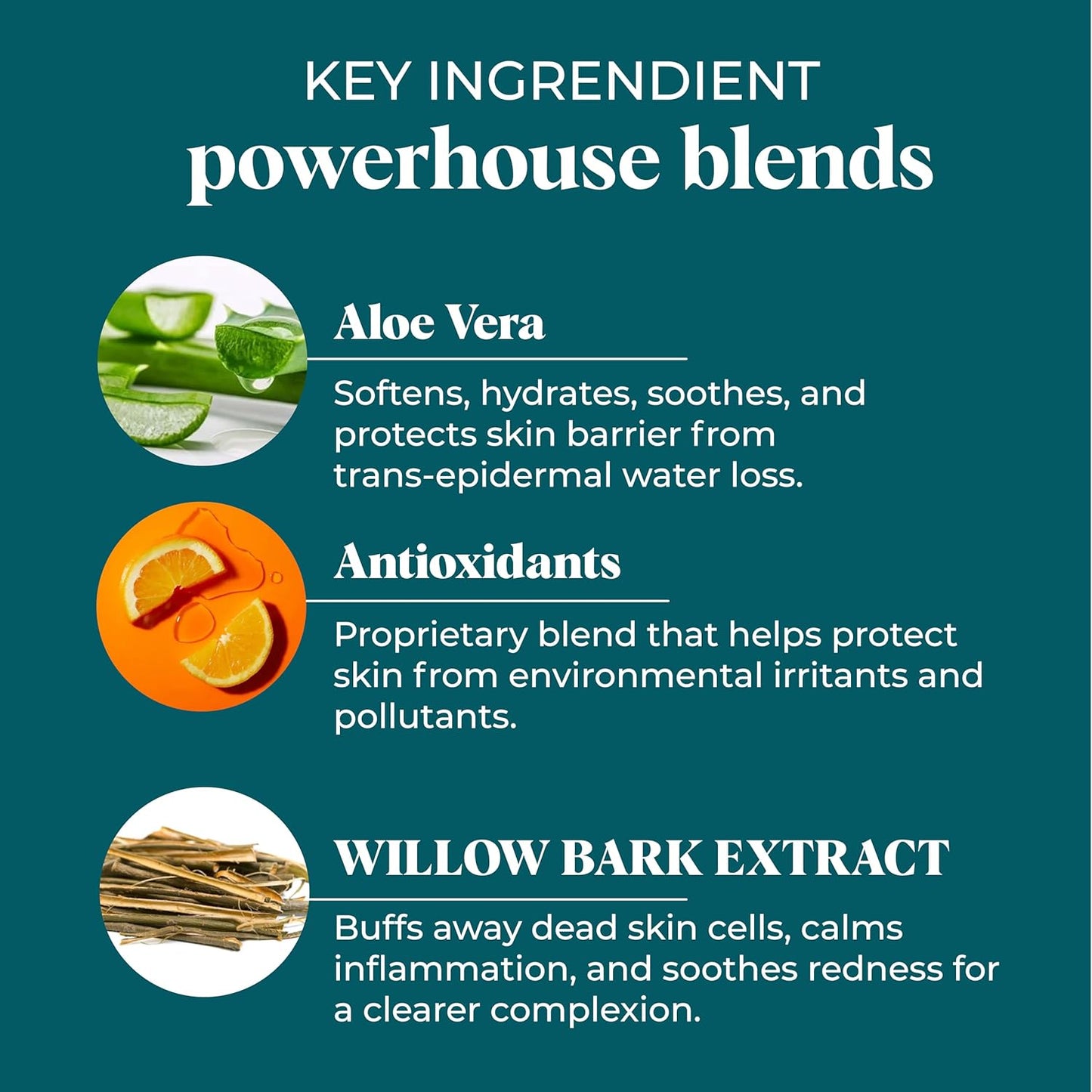 VI DERM Gentle Purifying Cleanser – Hydrating Water-Based Face Wash for Women & Men – Gentle Moisturizing Facial Cleanser with Aloe Vera, Vitamin E & Willow Bark Extract – Fragrance Free, 4 Fl Oz