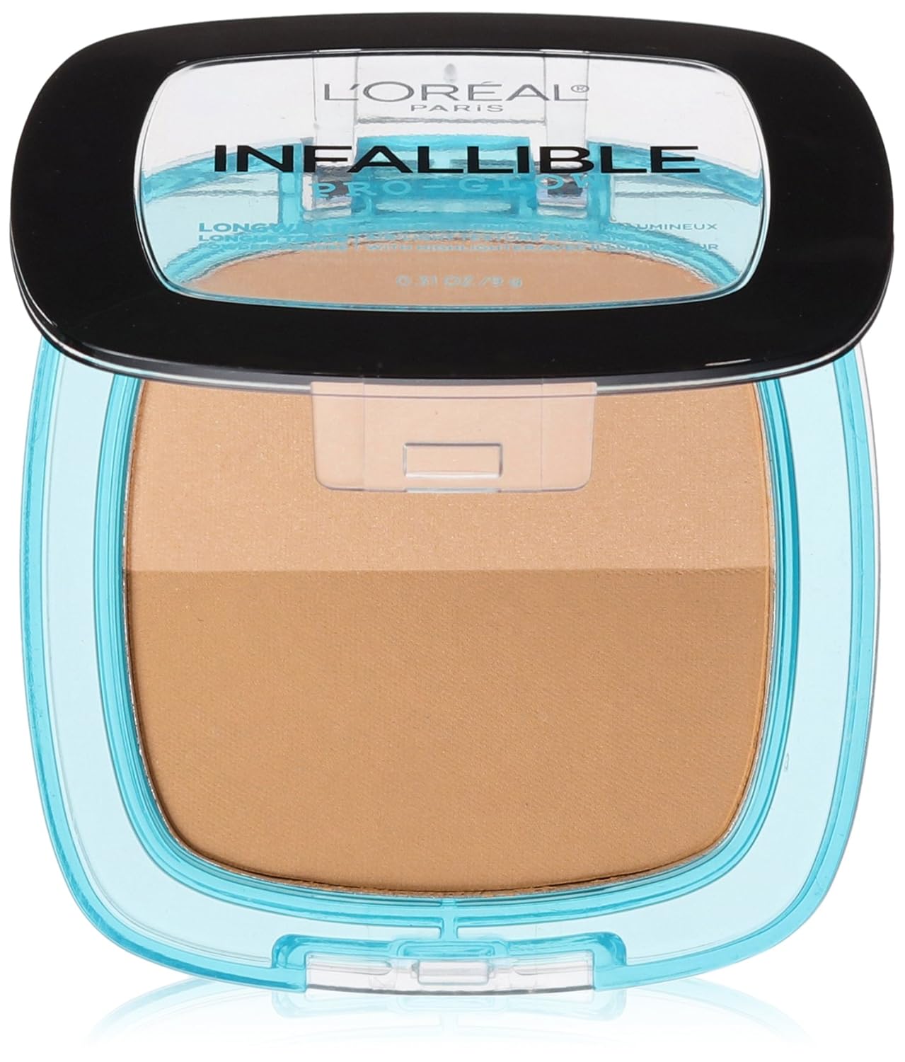 L'Oréal Paris Infallible Pro Glow Pressed Powder, Creme Cafe, 0.31 oz.