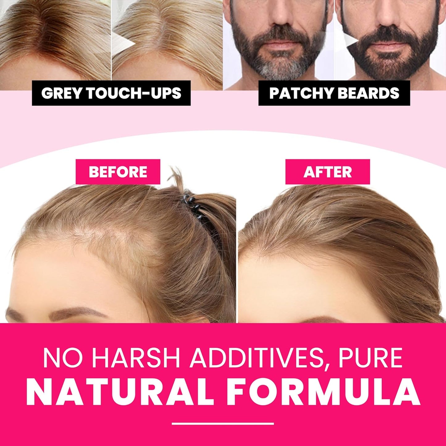 VELO Hairline Powder–MEDIUM BLONDE Hair Root Touch Up Powder for Women & Men–Instantly Covers Gray Hair, Thinning Hair & Bald Spots–Sweatproof Root Cover Up–Puff & Mirror Compact, 13 Shades