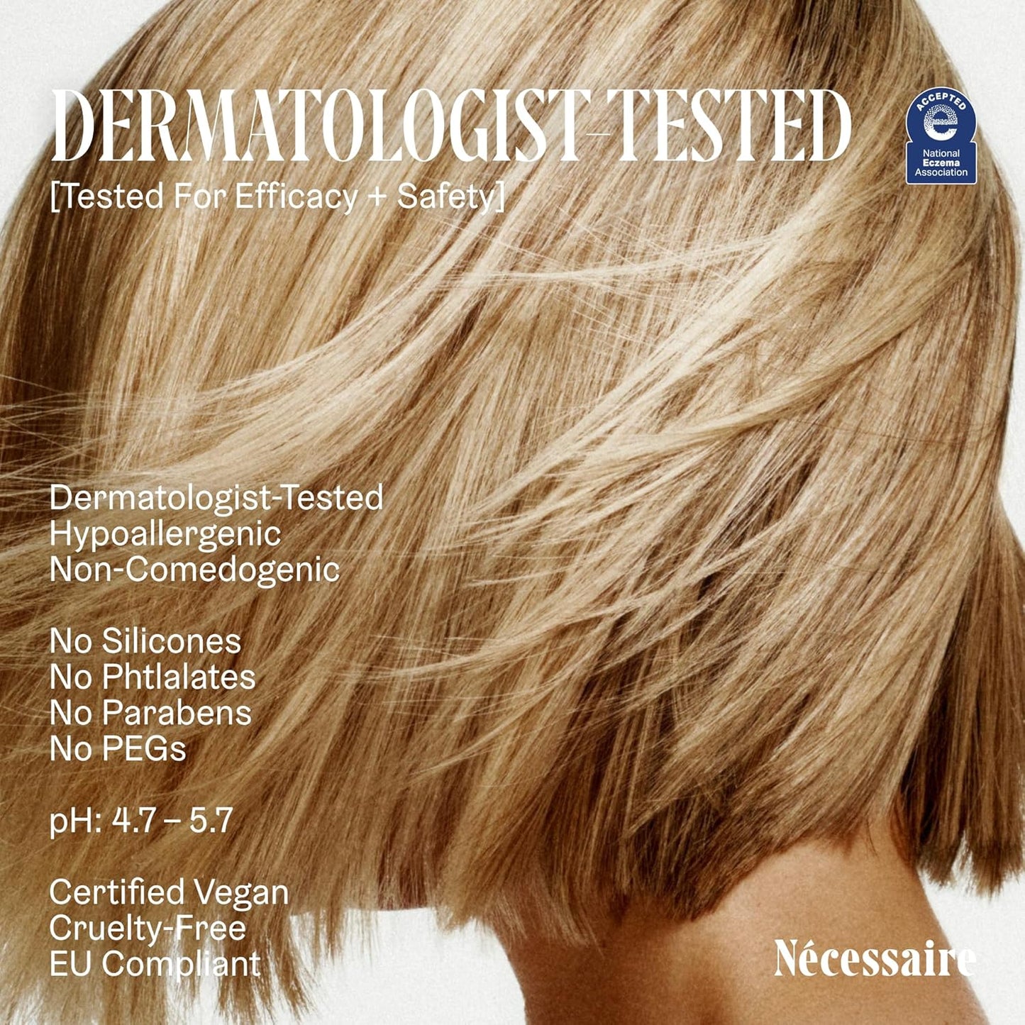 Nécessaire The Scalp Serum. 5% Capixyl™ + 1% Hyaluronic Acid For Fuller, Thicker, Healthier Hair. Fragrance-Free. Approved by the National Eczema Association. 1 fl oz